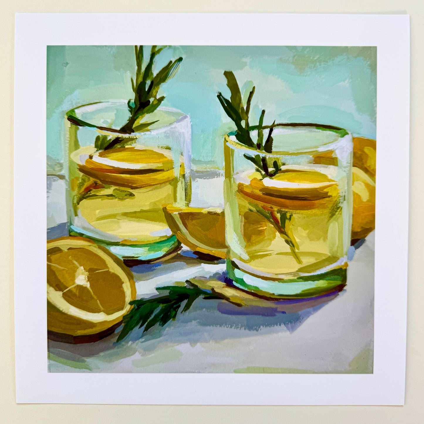 Golden Sip Print