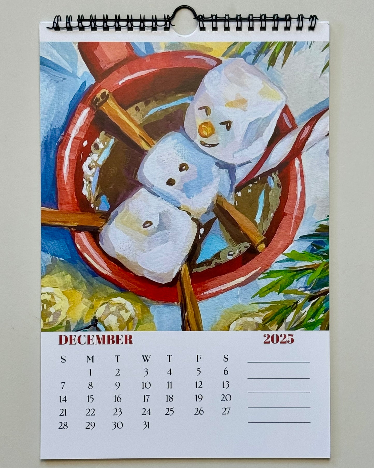 Vicki McGrath's 2025 Calendar