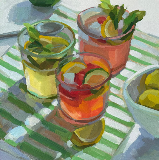 Cocktails on Stripes
