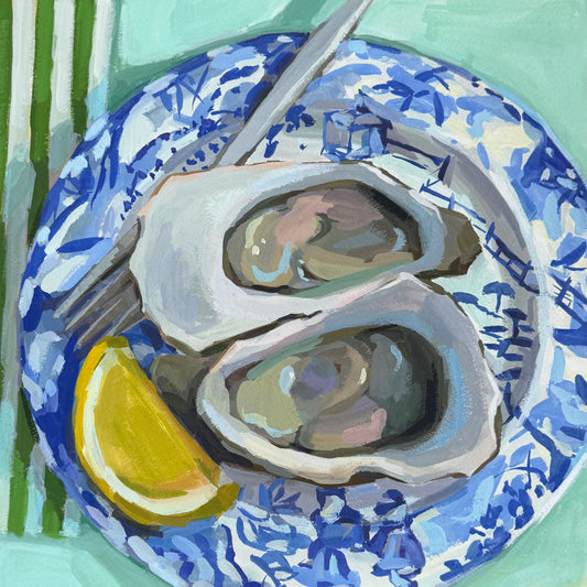 Half Shells on Chinoiserie