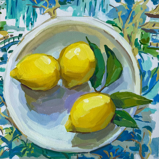Lemons on Chinoiserie