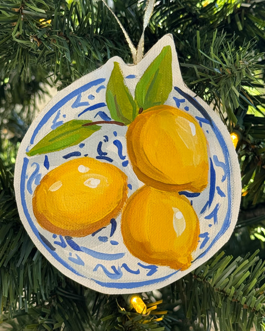 Lemon Trio Ornament