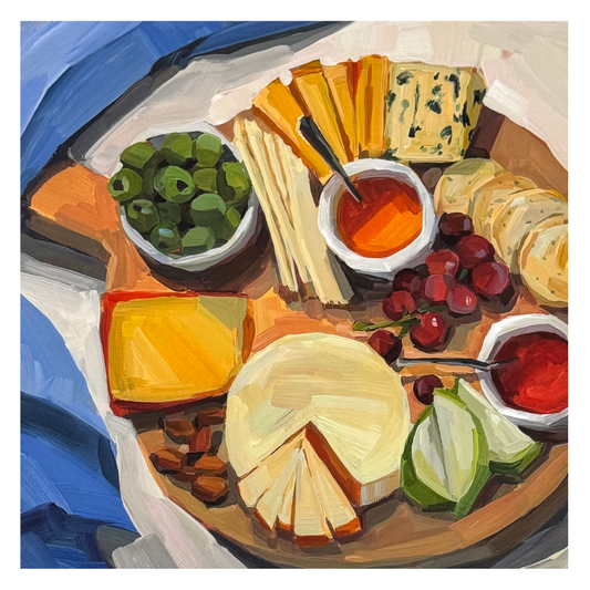 Cheeseboard 1 Art Print