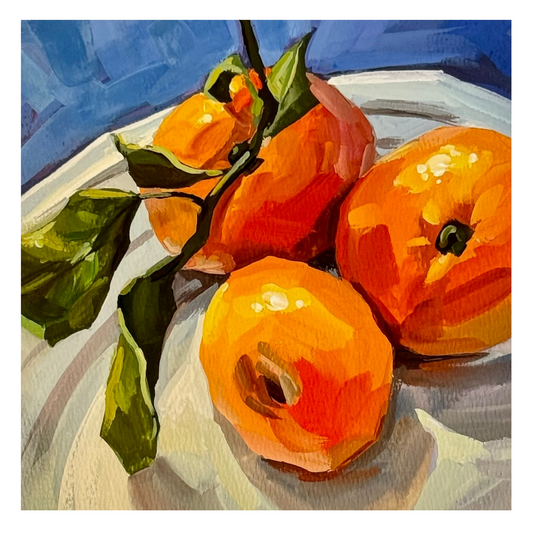Orange Trio Print