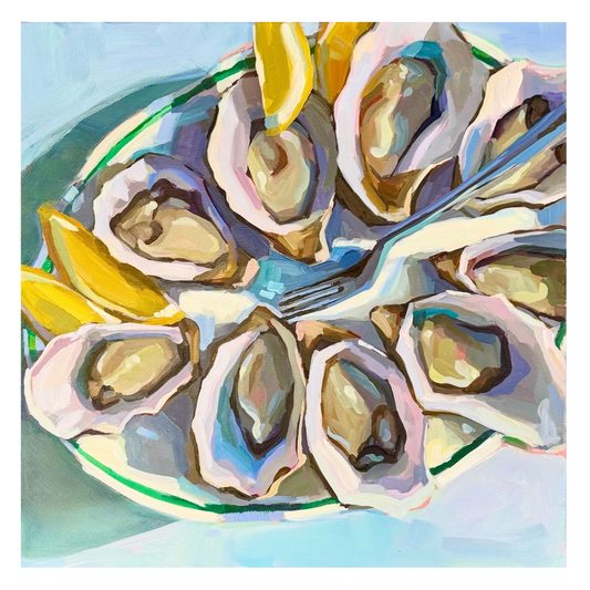 Oysters on the Half Shell Print