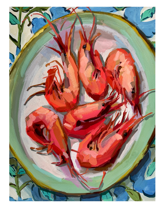 Prawns on Platter